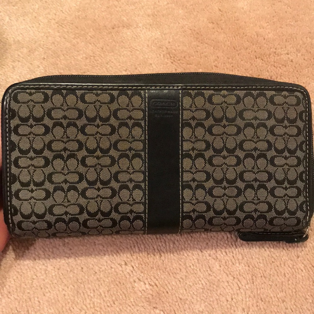 Retro coach wallet